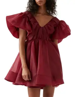 Aje Gretta Organza Mini Dress Size 6 for rent on The Volte - image 4