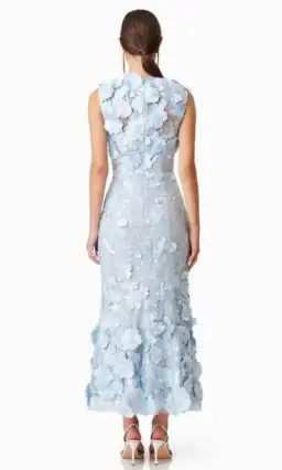 Elliatt Light Blue Selene Cocktail Midi Dress for rent on The Volte - image 6