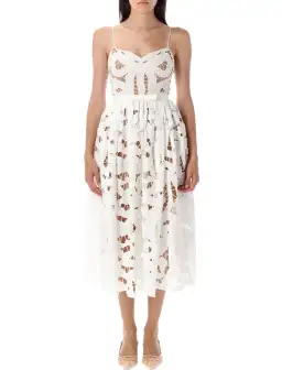 Self Portrait Bow Embroidered Midi Dress for rent on The Volte - image 5