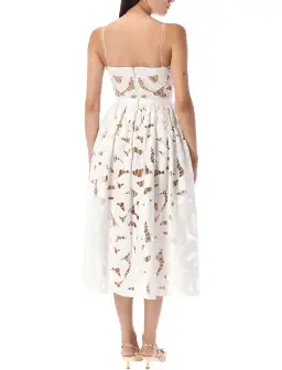Self Portrait Bow Embroidered Midi Dress for rent on The Volte - image 3