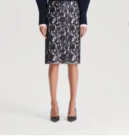 Navy Pink French Lace Set for rent on The Volte - image 2