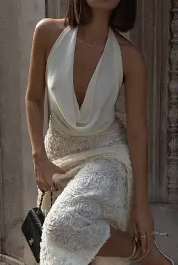 Arcina Ori Adriana Dress Ivory 8 for rent on The Volte - image 1