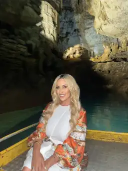 Silk Animal Scarf Print Dress In Apricot for rent on The Volte - image 2