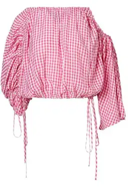 Raspberry Gingham Drawcord Set for rent on The Volte - image 3