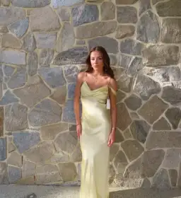 Tatiana Gown Yellow size 0  for rent on The Volte - image 3