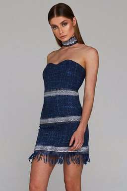 Eliya The Label Marina Dress Blue Size XS for rent on The Volte - image 1