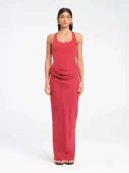 Benni Jade Maxi Dress in Scarlet for rent on The Volte - image 2