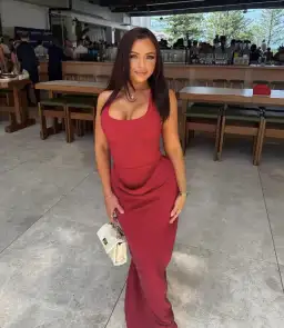 Benni Jade Maxi Dress in Scarlet for rent on The Volte - image 1