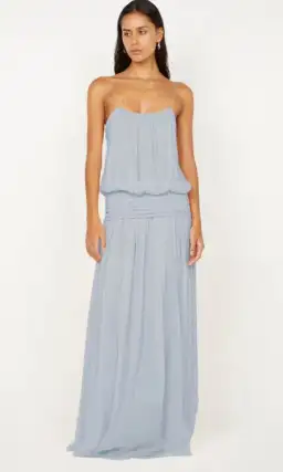 Bec and Bridge Camille Blouson Dress in Cloud Blue Size 6 for rent on The Volte - image 4