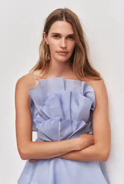 Aje Selestia Gown size 12 Pale Blue  for rent on The Volte - image 2