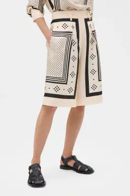 SPOT SCARF PRINT CULOTT for rent on The Volte - image 3