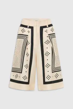 SPOT SCARF PRINT CULOTT for rent on The Volte - image 1