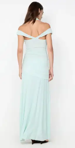Bec & Bridge Winnie Halter Maxi Dress Spearmint Size 14 for rent on The Volte - image 3
