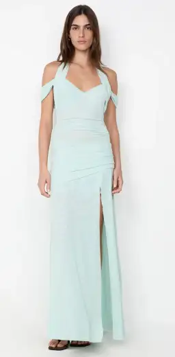 Bec & Bridge Winnie Halter Maxi Dress Spearmint Size 14 for rent on The Volte - image 1