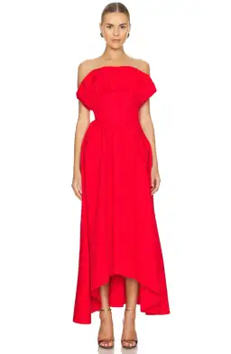 Elliatt  Laurel Sleeveless Maxi Dress in Red L/AU 12 for rent on The Volte - image 2