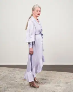 Zimmerman Silk Wrap Dress for rent on The Volte - image 4