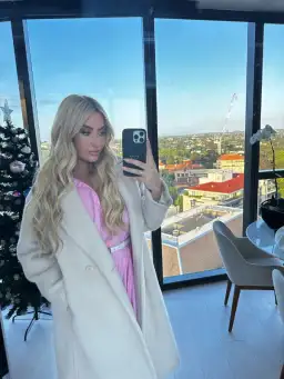 Alpaca Wool Coat Cream for rent on The Volte - image 1