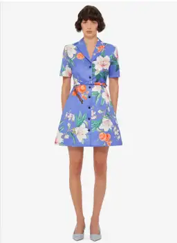 Leo Lin Brigette Mini Dress; size 12 for rent on The Volte - image 2