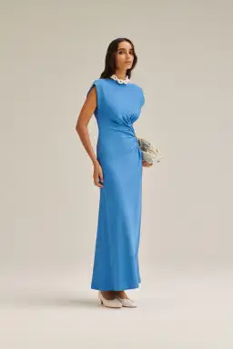 Scanlan Theodore Turban Ring Dress; size 10  for rent on The Volte - image 1