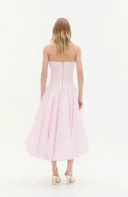 AJE Violette Bubble Midi Dress Pastel Pink Size 6 for rent on The Volte - image 6