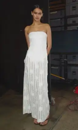 Bec and Bridge Amelie Strapless Maxi Dress in Size 6 / XS AU for rent on The Volte - image 8