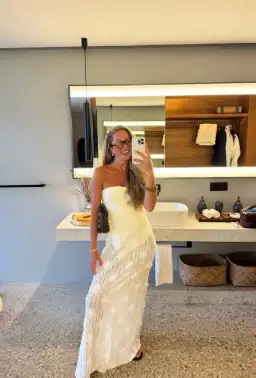 Bec and Bridge Amelie Strapless Maxi Dress in Size 6 / XS AU for rent on The Volte - image 7