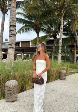 Bec and Bridge Amelie Strapless Maxi Dress in Size 6 / XS AU for rent on The Volte - image 5