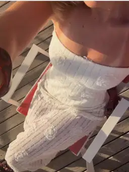 Bec and Bridge Amelie Strapless Maxi Dress in Size 6 / XS AU for rent on The Volte - image 3