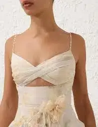 Zimmermann Memento Twist Front Mini Dress for rent on The Volte - image 5