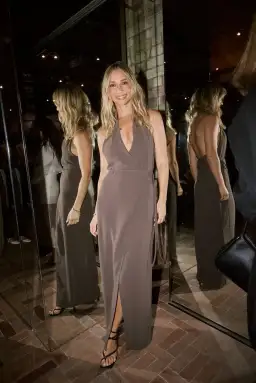 Henne Vida Dress Umber Size 4 for rent on The Volte - image 11