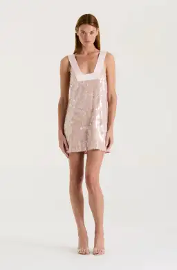 Henne Leanna Sequin Dress Shimmer Size 4 for rent on The Volte - image 5