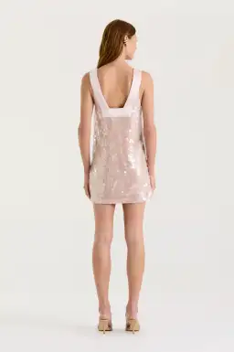 Henne Leanna Sequin Dress Shimmer Size 4 for rent on The Volte - image 4