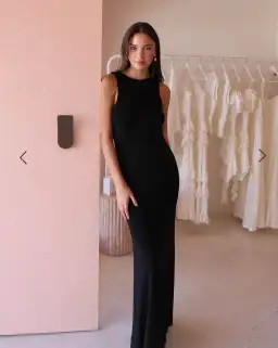 By Nicola Matisse Reversible Cowl Neck Dress in black- Size 14 for rent on The Volte - image 3