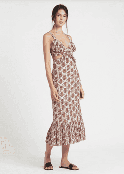 Sir the Label Floré Cut Out Dress