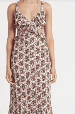 Sir the Label Floré Cut Out Dress