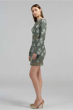 KEEPSAKE THE LABEL DO IT RIGHT LONG SLEEVE DRESS SIZE 8