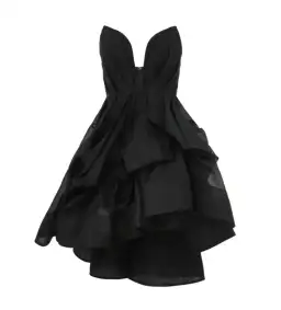 Zimmermann The Illuminate Draped Mini Dress Black Size 0 / AU8 for rent on The Volte - image 3
