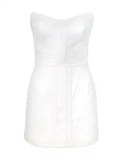 Zimmermann Rebellion Corded Corset Mini Dress in Ivory Size 1 / AU 10 for rent on The Volte - image 1
