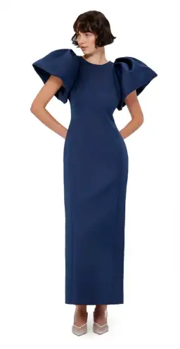 Leo Lin Lucinda dress Navy size 12 for rent on The Volte - image 4