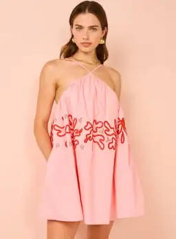 Mon Renn Mystique Mini Dress in Strawberry Swirl Size 6 for rent on The Volte - image 1