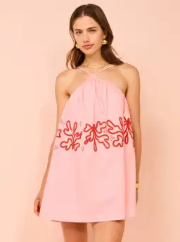 Mon Renn Mystique Mini Dress in Strawberry Swirl Size 6 for rent on The Volte - image 2