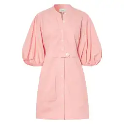 Oroton Foxglove Short Utility Dress In Primrose | Size AU 10  for rent on The Volte - image 3