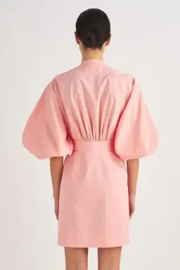 Oroton Foxglove Short Utility Dress In Primrose | Size AU 10  for rent on The Volte - image 2