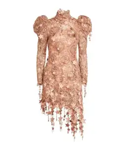 Zimmermann Zodiac Celestial Mini Dress Lipstick size 3/AU14 for rent on The Volte - image 5