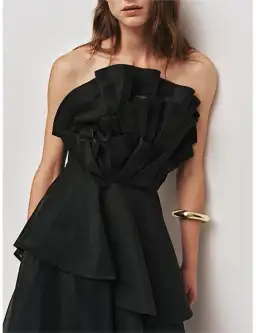 Aje Selestia Gown in Black Size 14 for rent on The Volte - image 5