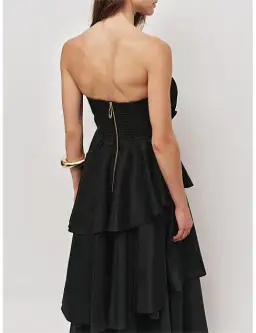 Aje Selestia Gown in Black Size 14 for rent on The Volte - image 4