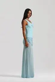 NATALIE ROLT CADENCE GOWN IN BLUE SIZE 8 for rent on The Volte - image 3