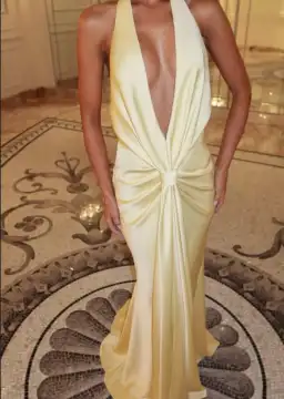 BABYBOO LINETTE GOWN - LEMON 6 for rent on The Volte - image 1