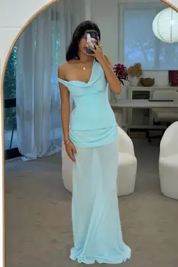 NATALIE ROLT CADENCE GOWN BABY BLUE SIZE 8 (1) for rent on The Volte - image 4