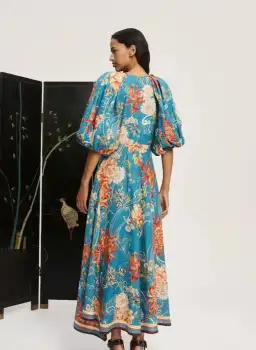 Alemais Fletcher Midi Dress Size 12  for rent on The Volte - image 3